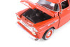 1958 Chevy Apache Fleetside Pickup Truck, Orange - Motormax 79311 - 1/24 scale Diecast Model Toy Car