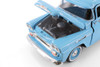 1958 Chevy Apache Fleetside Pickup Truck, Light- Motormax 79311 - 1/24 scale Diecast Model Toy Car
