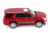 2017 Cadillac Escalade, Red - Welly 24084/4D - 1/24 Scale Diecast Model Toy Car