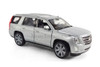 2017 Cadillac Escalade, Silver - Welly 24084/4D - 1/24 Scale Diecast Model Toy Car