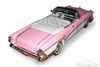 1957 Buick Roadmaster Convertible, Pink & White - Motor Max 73152 - 1/18 Scale Diecast Model Toy Car