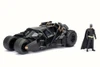 2008 The Dark Knight Batmobile w/ Batman Figure, Black -  98261W - 1/24 Scale Diecast Model Toy Car