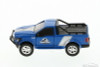 Jurassic World Rescue Truck, Blue with White Stripes - JADA 97078 - 1/43 Scale Diecast Model Toy Car