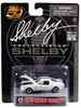 1965 Ford Mustang Shelby GT350R, White with Blue Stripes - Shelby SC16403M - 1/64 scale Diecast Car