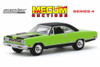 1969 Plymouth HEMI GTX, Lime Green and Black - Greenlight 37190C/48 - 1/64 scale Diecast Car