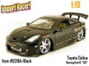 Toyota Celica, Black - Jada Toys Import Racer! 63184 - 1/18 scale Diecast Model Toy Car