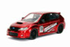 2012 Subaru Impreza WRX STI Hard Top, Red - Jada 30389WA1 - 1/24 Scale Diecast Model Toy Car