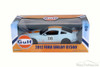 2012 Shelby GT-500 Gulf Oil #08, Light Blue w/ Orange Stripes - Greenlight 12990 - 1/18 Scale Diecast Model Toy Car
