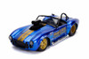 1965 Shelby Cobra 427 S/C Convertible, Candy Blue - Jada 30706 - 1/24 scale Diecast Model Toy Car