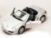 Porsche Boxster S Convertible, Silver - Kinsmart 5302D - 1/34 scale Diecast Model Toy Car (Brand New, but NOT IN BOX)