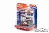 1970 Dodge Coronet Super Bee and Union 76 Interior Gas Station Facade, Red - Round 2 JLDR007/24 - 1/64 scale Diecast Model Toy Car