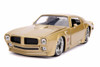 1972 Pontiac Firebird Hardtop - Hooker, Gold Metallic - Jada 31459 - 1/24 scale Diecast Model Toy Car