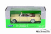 1953 Packard Caribbean Convertible, Cream - Welly 24016CW/CM - 1/24 scale Diecast Model Toy Car