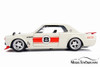 1971 Nissan Skyline GT-R Hard Top, White with red - Jada 30009DP1 - 1/24 scale Diecast Model Toy Car