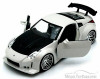 2003 Nissan 350Z, White w/Black hood - Jada Toys 96810 - 1/24 scale Diecast Model Toy Car