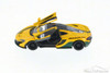 McLaren P1 with Prints, Yellow - Kinsmart 5393DF - 1/36 Scale Diecast Model Toy Car