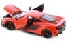 McLaren 675LT Hardtop, Orange - Welly 24089/4D - 1/24 scale Diecast Model Toy Car