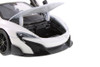 McLaren 675LT Coupe, White - Welly 24089W-WH - 1/24 Scale Diecast Model Toy Car