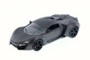 Lykan HyperSport, Black Matte - JADA 98028 - 1/24 Scale Diecast Model Toy Car