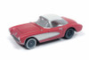 1957 Chevy Corvette, Venetian Red - Round 2 JLMC020/48B - 1/64 scale Diecast Model Toy Car