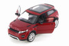 Land Rover Range Rover Evoque SUV w/ Sunroof, Red - Welly 24021WR - 1/24 Scale Diecast Model Toy Car