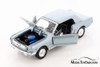 1964.5 Ford Mustang Hard Top, Light Blue - Showcasts 73273AC/BU - 1/24 scale Diecast Model Toy Car