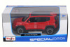 2017 Jeep Renegade SUV, Red - Maisto 31282R - 1/24 Scale Diecast Model Toy Car