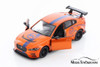 Jaguar Project 8 with Decals Hardtop, Orange - Kinsmart 5416DF - 1/38 scale Diecast Model Toy Car