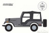 1979 Jeep CJ-5 Anniversary Edition, Gray - Greenlight 27940C/48 - 1/64 Scale Diecast Model Toy Car