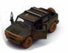 2005 Hummer H2 SUT Muddy Pickup Truck, Black - Kinsmart 5097DY, 1/40 Diecast Car (New, but NO BOX)