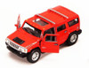 2008 Hummer H2 SUV, Red - Kinsmart 5337D - 1/40 scale Diecast Car (Brand New, but NOT IN BOX)