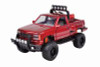 1992 GMC Sierra GT Pickup Truck, Red - Motor Max 79136R - 1/24 scale Diecast Model Toy Car