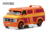 1983 GMC Vandura Custom, Orange - Greenlight 86327 - 1/43 Scale Diecast Model Toy Car