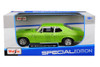 1970 Chevy Nova SS Coupe Hardtop, Green - Maisto 31262GN - 1/24 scale Diecast Model Toy Car