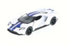 2017 Ford GT, White - Kinsmart 5391DF - 1/38 Scale Diecast Model Toy Car (Brand New, but NOT IN BOX)