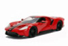 2017 Ford GT Hardtop, Red - Jada 31268DP1 - 1/24 scale Diecast Model Toy Car