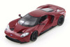 2017 Ford GT, Blood Red - Welly 24082/4D - 1/24 Scale Diecast Model Toy Car