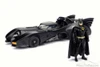 1989 Batmobile w/ Batman Figure, Black - Jada 98260 - 1/24 Scale Diecast Model Toy Car