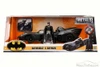 1989 Batmobile w/ Batman Figure, Black - Jada 98260 - 1/24 Scale Diecast Model Toy Car