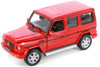 Mercedes-Benz G Class Wagon Hard Top, Red - Showcasts® 24012/4D - 1/24 scale Diecast Model Toy Car