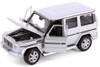 Mercedes-Benz G Class Wagon Hard Top, Silver - Welly 24012/4D - 1/24 scale Diecast Model Toy Car