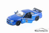 2002 Nissan Skyline GT-R, Blue - Jada 99136WA1 - 1/32 scale Diecast Model Toy Car