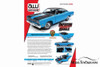 1969 Plymouth Road Runner Hardtop, Petty Blue with Black - Auto World AMM1184 - 1/18 Scale Diecast Model Toy Car