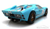 1966 Ford GT-40 MK II #1, Gulf Blue w/ White Stripes - Shelby SC411 - 1/18 Scale Diecast Car