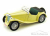 1947 MG TC Midget Convertible, Yellow - Yatming 92468 - 1/18 Scale Diecast Model Toy Car
