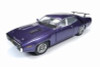 1971 Plymouth Road Runner Hardtop, Violet - Auto World AMM1182 - 1/18 scale Diecast Model Toy Car