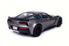 2017 Chevrolet Corvette Grand Sport, Metallic Gray - Maisto 34516 - 1/24 Scale Diecast Model Toy Car