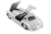 Mercedes-Benz 300SL, Classic Silver - Welly 24064/4D - 1/24 Scale Diecast Model Toy Car