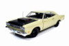 1969.5 Plymouth Road Runner Hard Top, Sunfire Yellow - Auto World AMM1180 - 1/18 scale Diecast Model Toy Car