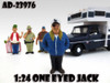 Trailer Park Figures Series 1 One Eyed Jack, American Diorama Figurine 23976 - 1/24 scale